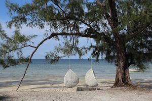 Koh Rong Samloeum - Moonlight Resort Strand - Cambodja